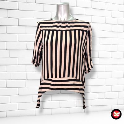 **HOY** Blusa de media manga de rayas ZARA Talla M (pequeña)
