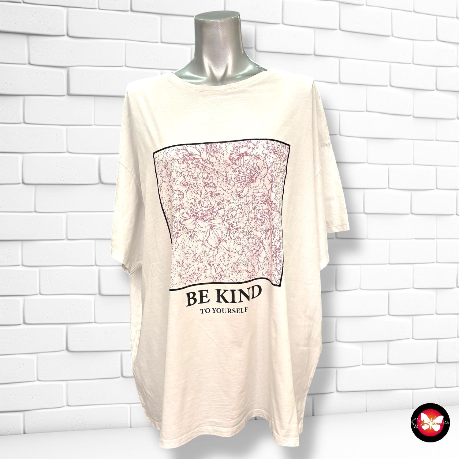 **HOY** Camiseta de manga corta &quot;BE KIND&quot; Talla 4XL