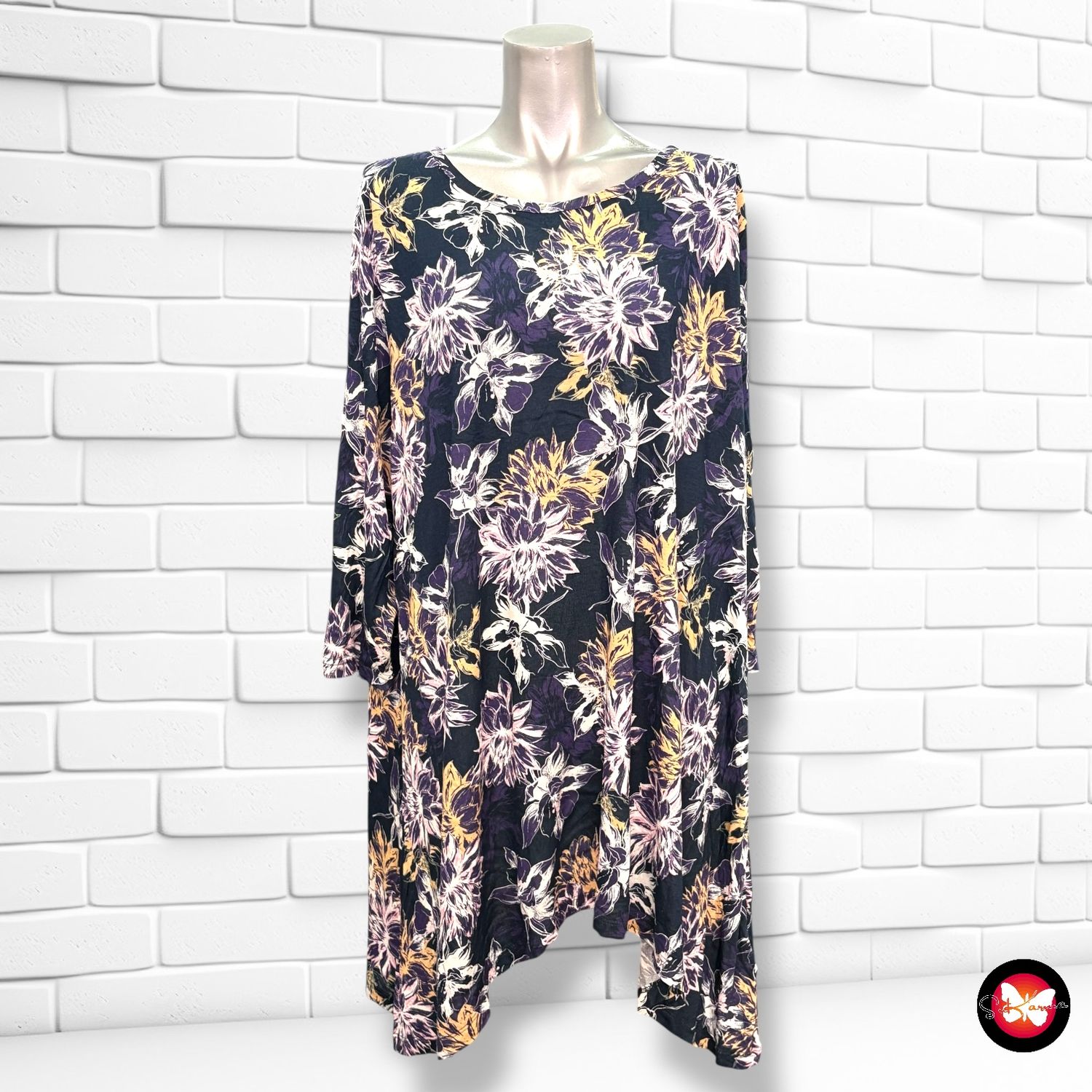 **HOY** Blusa de media manga con picos CAPSULE Talla 50