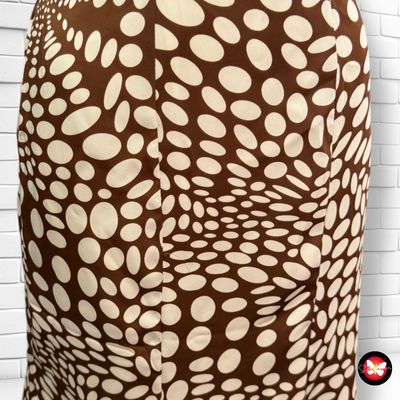 **HOY** Falda vintage de lunares Talla XL