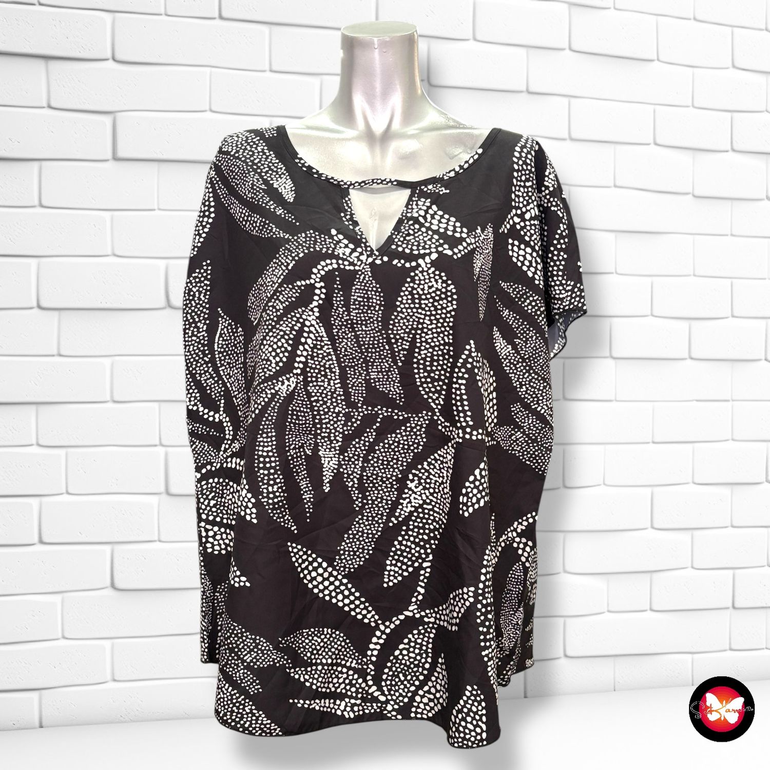 **HOY** Blusa de manga corta SHEIN Talla 1XL