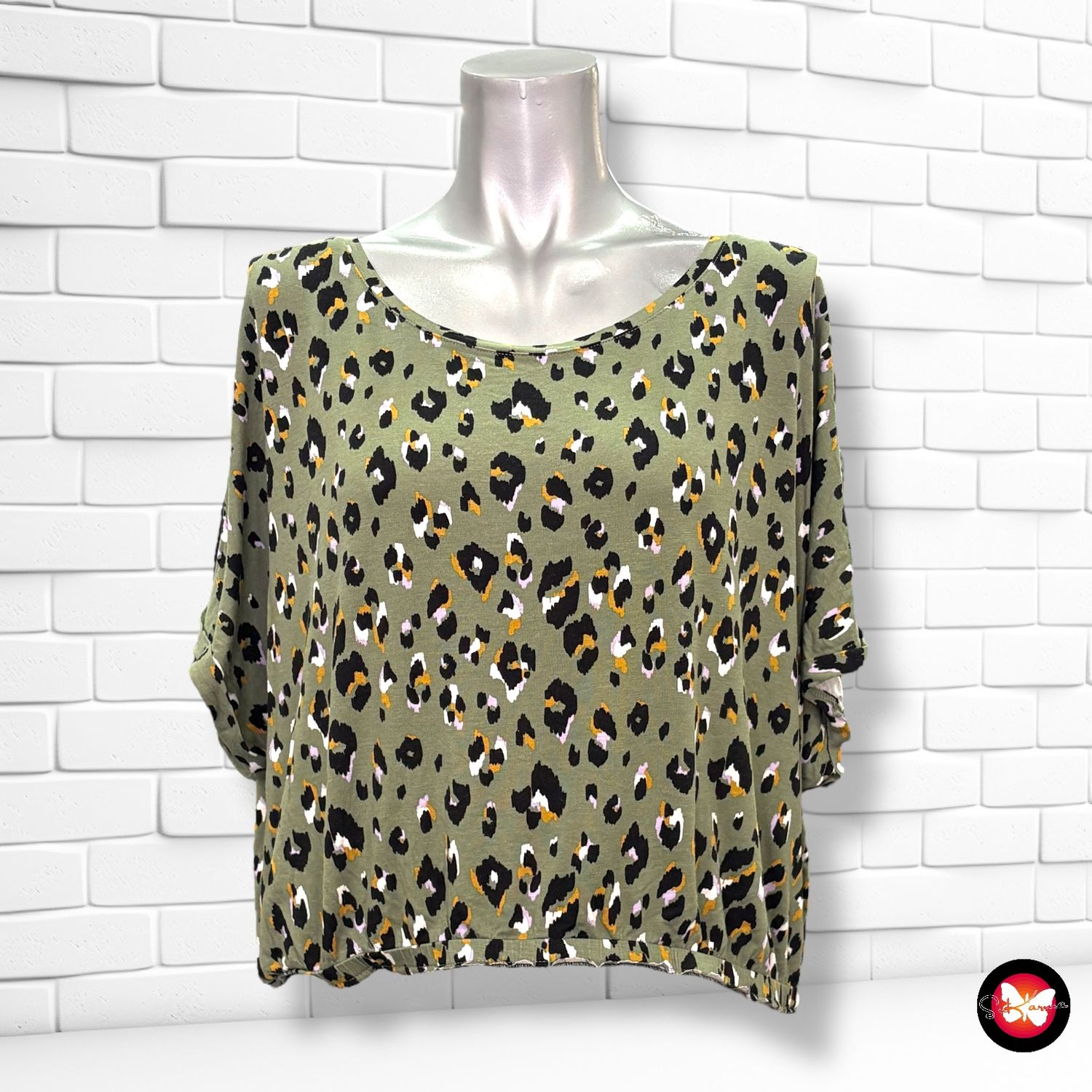 **HOY** Camiseta de manga corta animal print Talla L/XL