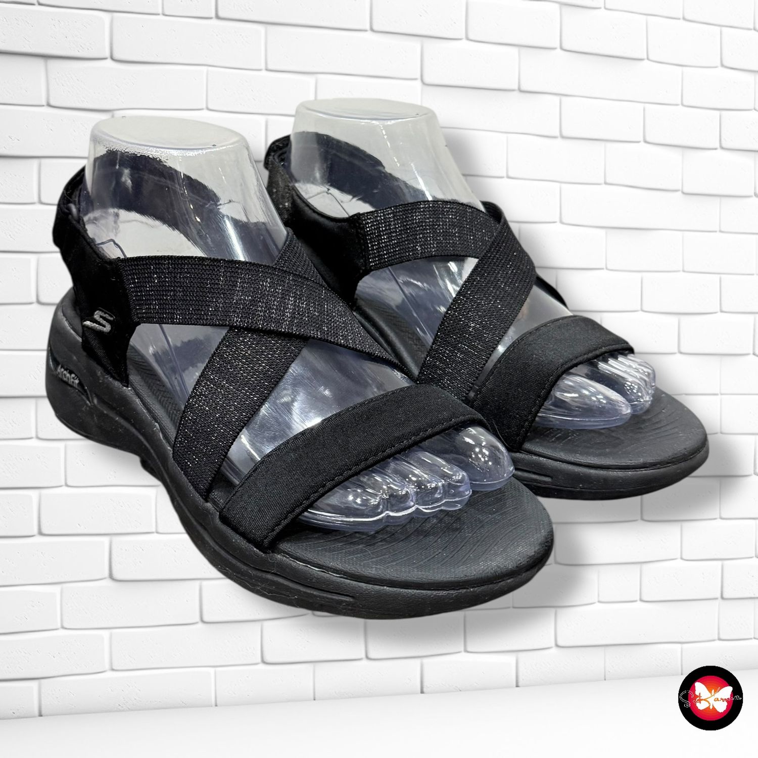 **HOY** Chanclas outdoors con brillo SKECHERS T36