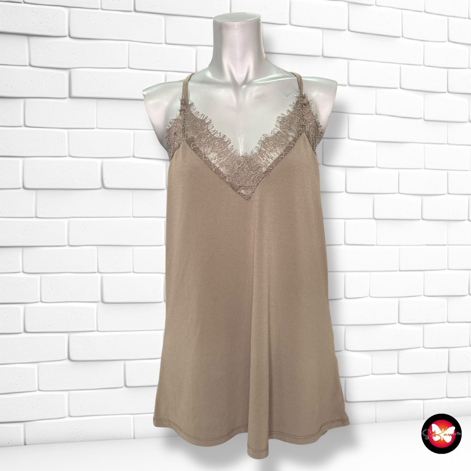 **HOY** Blusa de tirantes con encaje VERO MODA Talla L