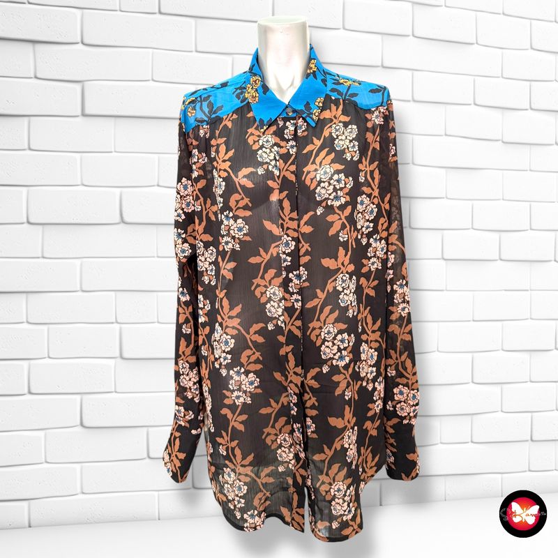Camisa traslúcida con lazo SCOTH&amp;SODA Talla XL