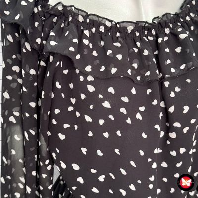 **HOY** Vestido escote barco con corazones LOAVIES Talla M