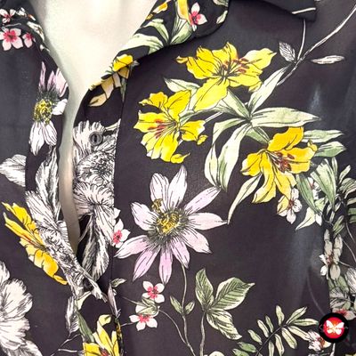 **HOY** Camisa sin mangas de flores Talla XXL