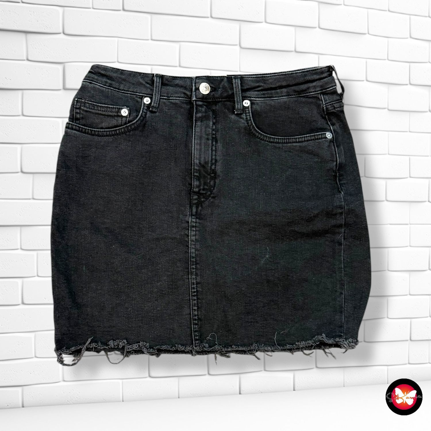 **HOY** Falda vaquera L.O.G.G. by H&amp;M Talla 36