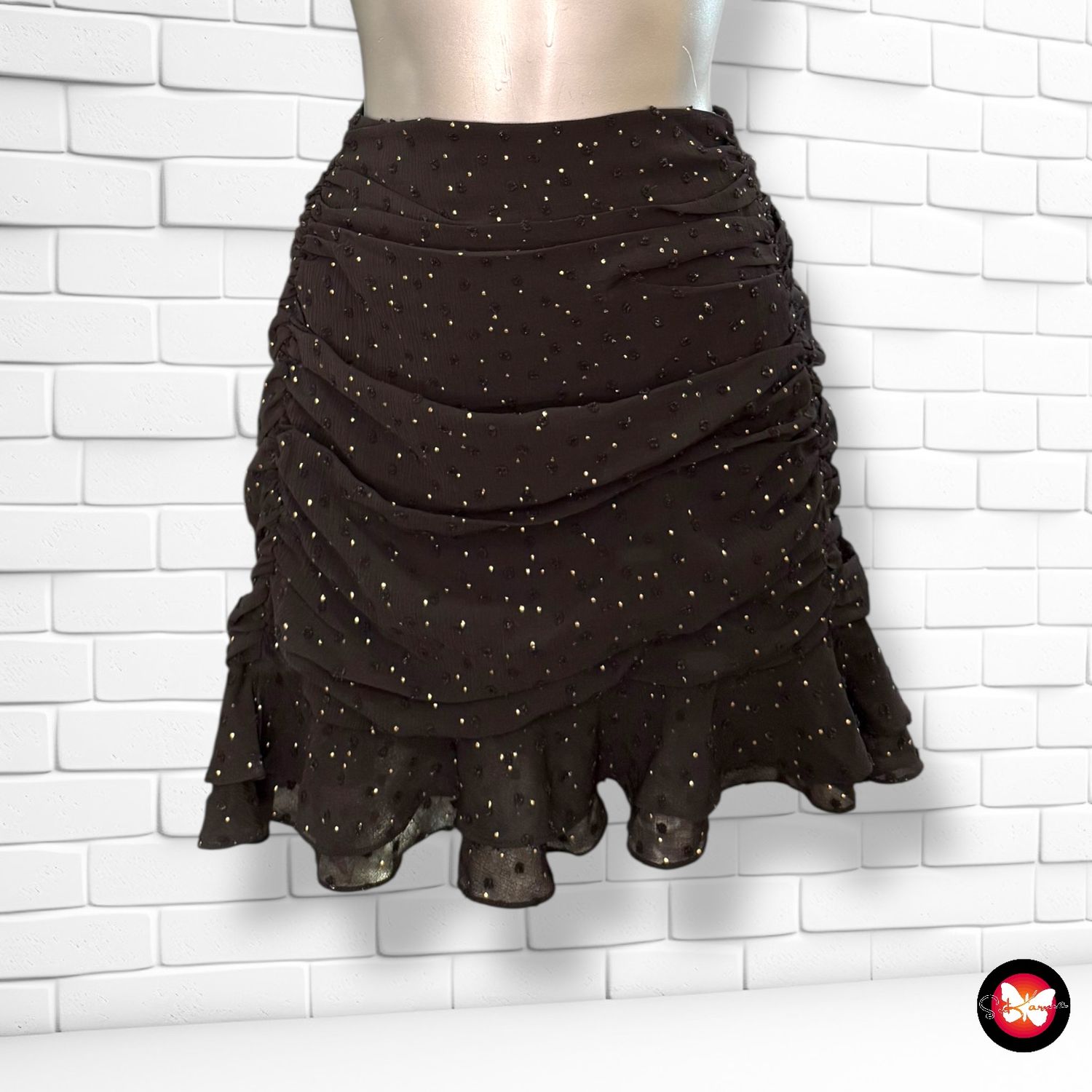 **HOY** Falda de noche con drapeado LOAVIES Talla L