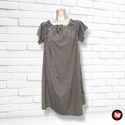 **HOY** Vestido escote barco de cuadritos ATMOSPHERE Talla 44 (grande)
