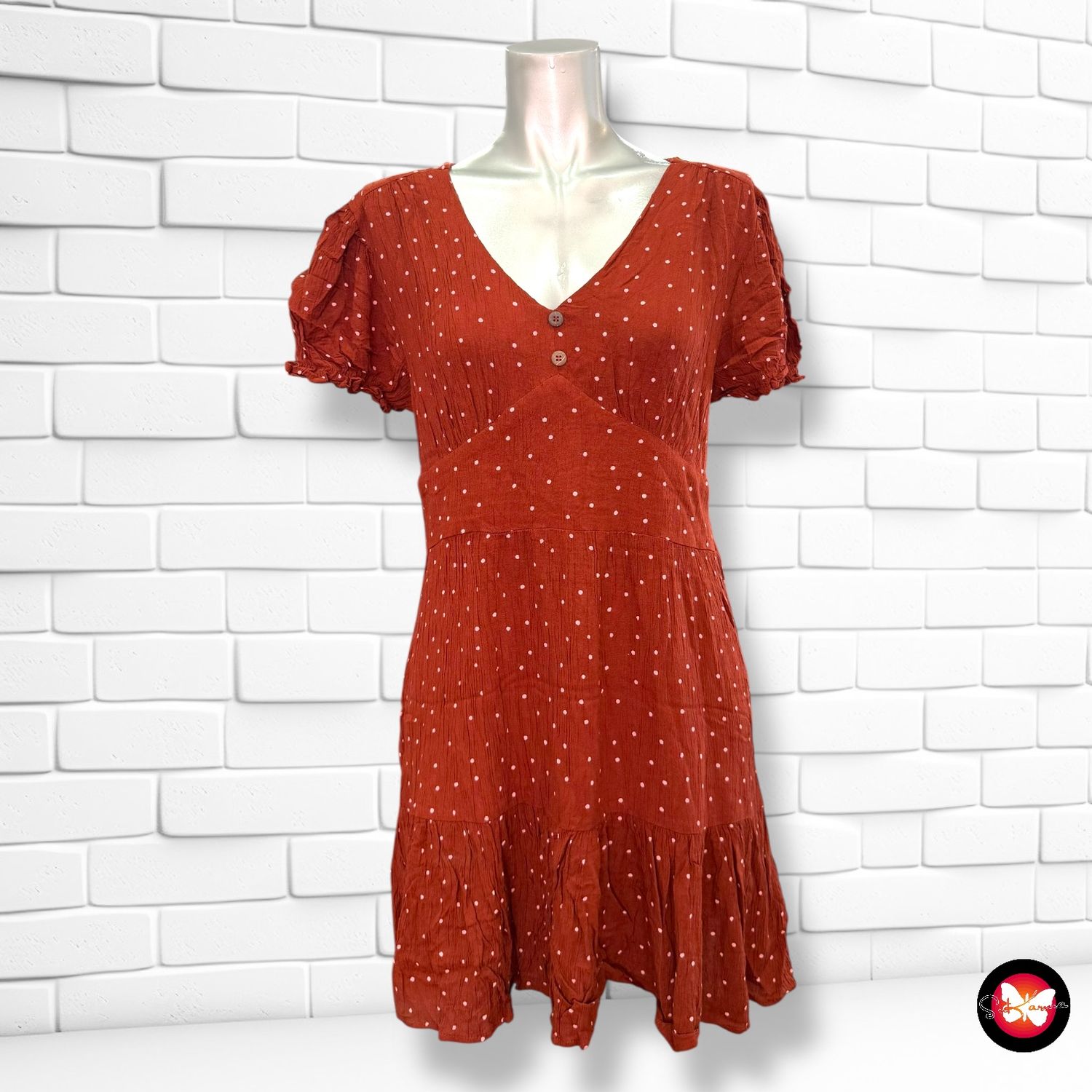 **HOY** Vestido de lunares BEYOND WORDS Talla M