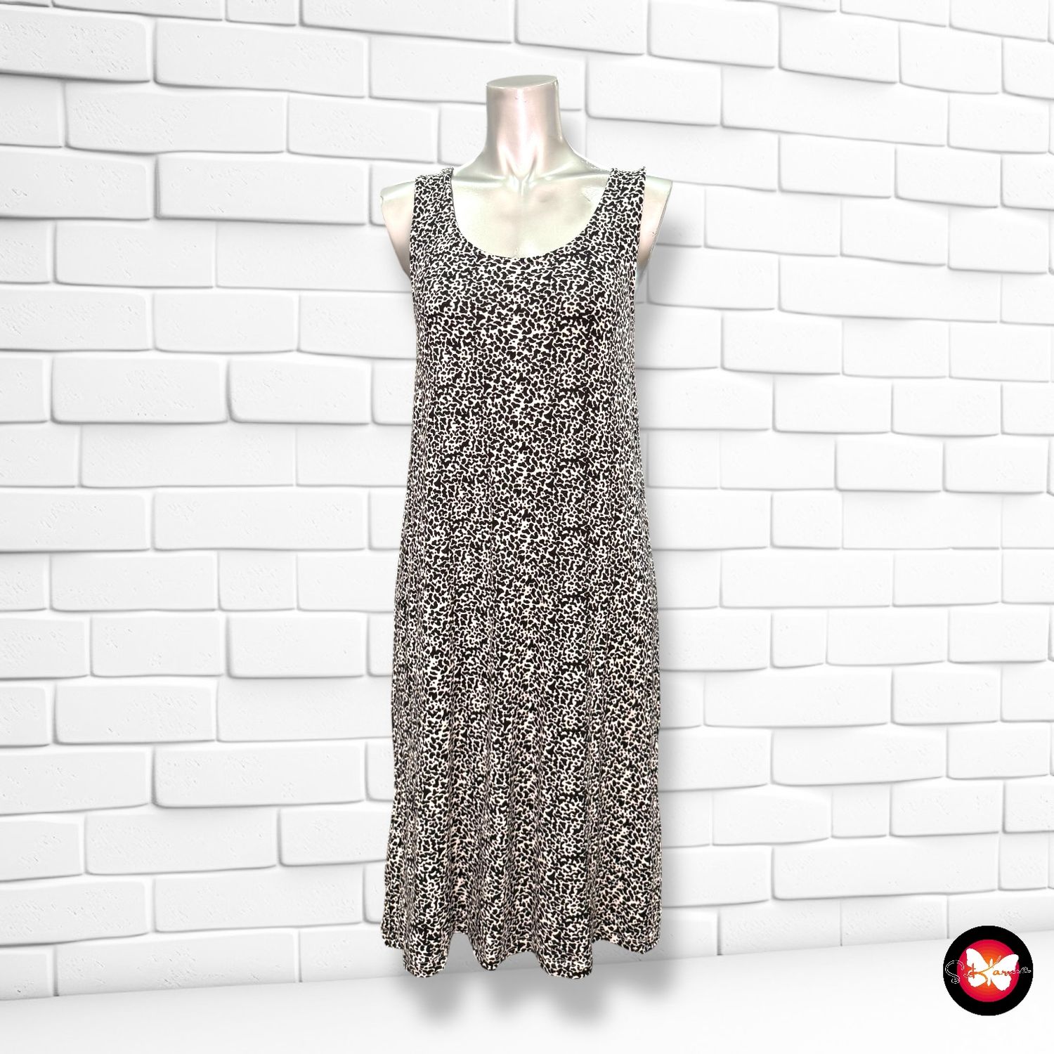 **HOY** Vestido básico sin mangas estampado vaca ICHI Talla S