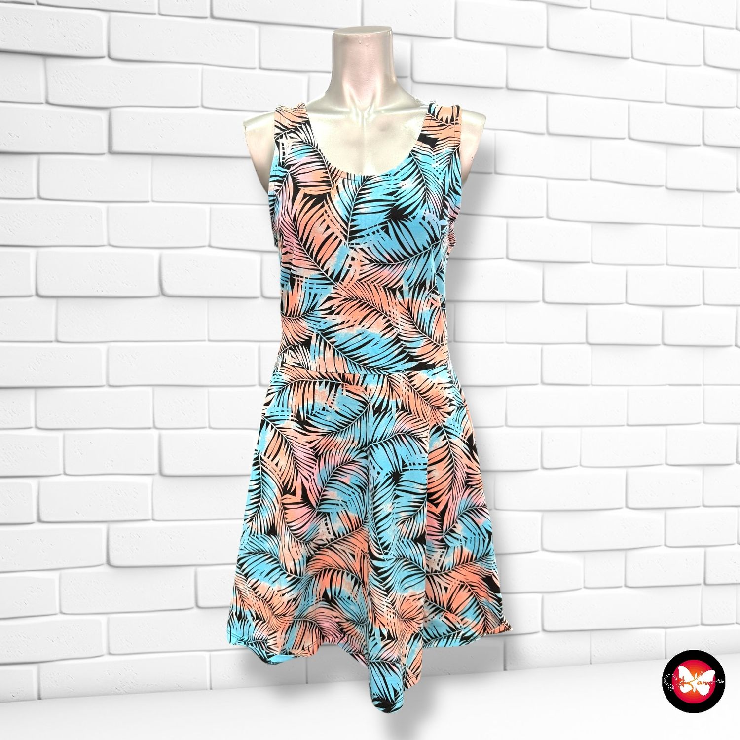 **HOY** Vestido sin mangas estampado CLOCKHOUSE Talla L