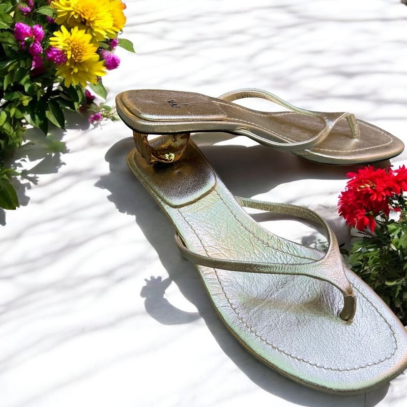 Chanclas de tacón ZARA T38