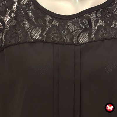 **HOY** Blusa sin mangas con encaje Talla L