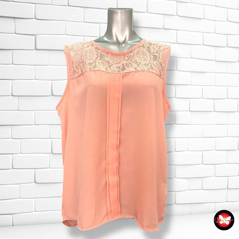 **HOY** Blusa sin mangas con encaje Talla L