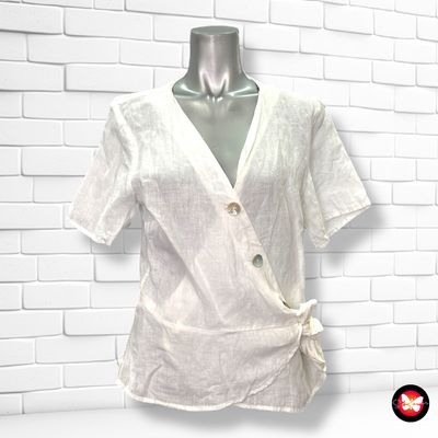 **HOY** Blusa de lino H&amp;M Talla 40