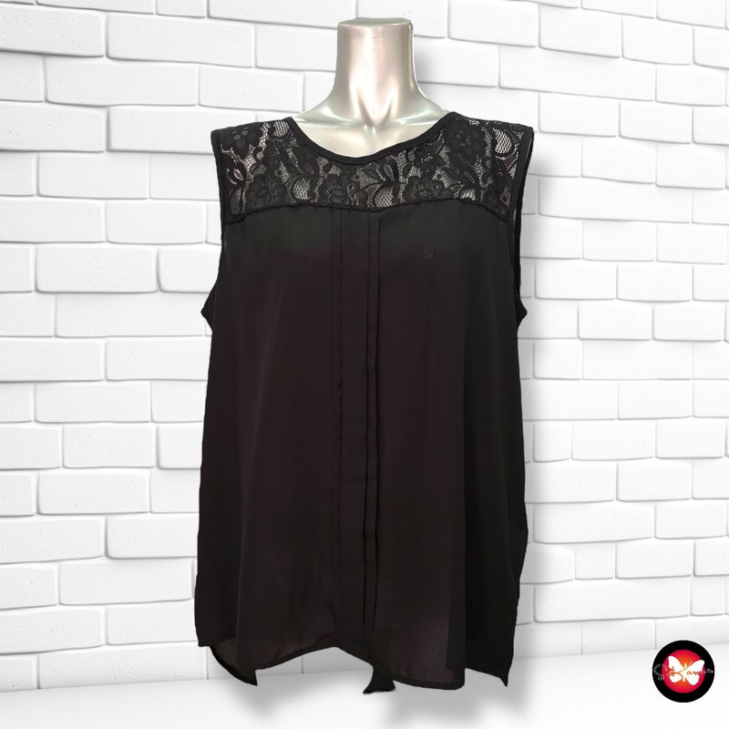 **HOY** Blusa sin mangas con encaje Talla L