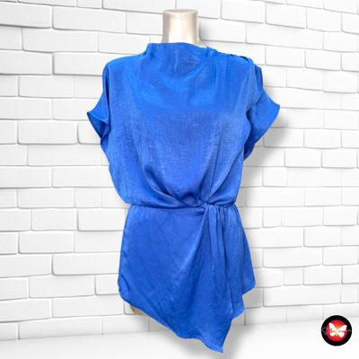 **HOY** Blusa sin mangas con drapeado ZARA Talla S