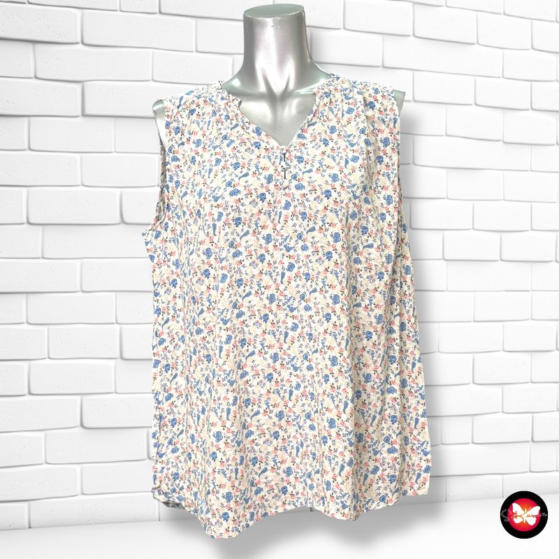 **HOY** Blusa sin mangas de florecitas ESPRIT Talla 40