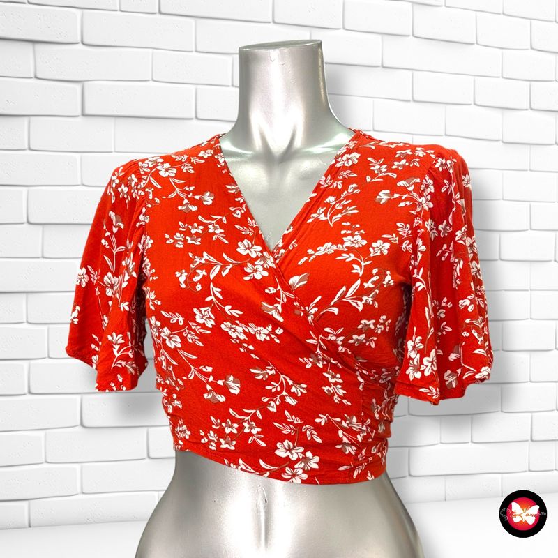 **HOY** Blusa cropped cruzada SHEIN Talla XS