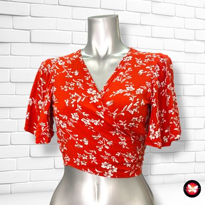 **HOY** Blusa cropped cruzada SHEIN Talla XS
