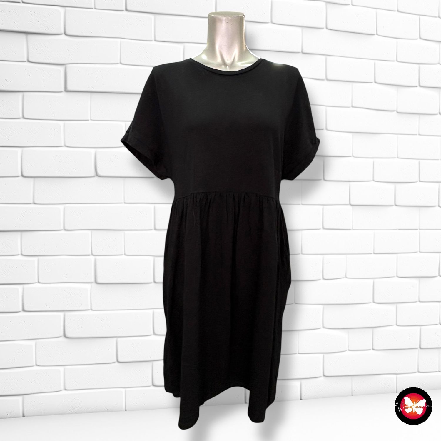 **HOY** Vestido básico de algodón MANGO Talla M