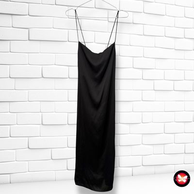 **HOY** Vestido midi lencero PULL&amp;BEAR Talla XS