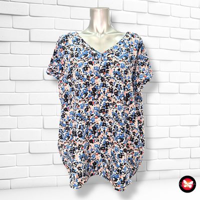 **HOY** Blusa de manga corta de florecitas S.OLIVER Talla 46