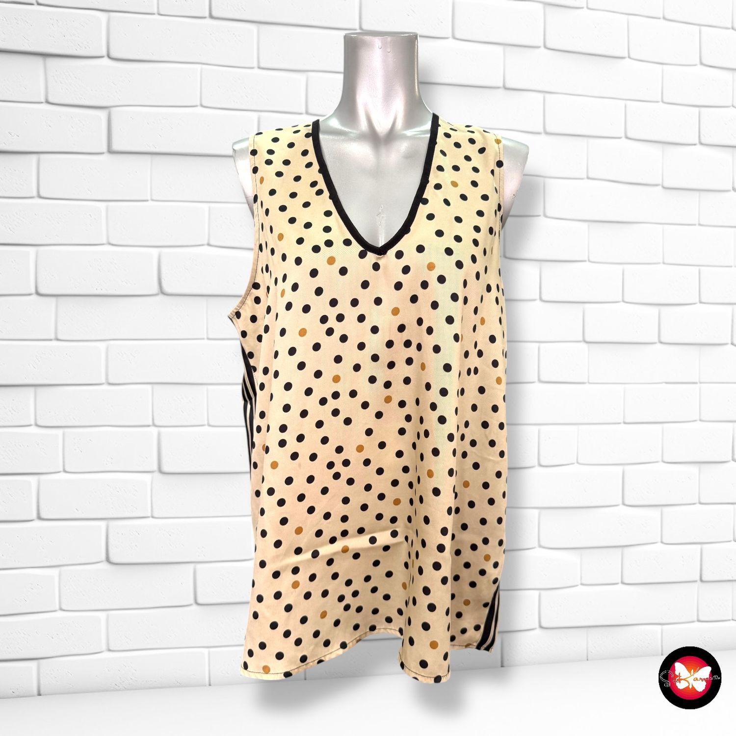 **HOY** Blusa de lunares y rayas LA FÉE MARABUTÉE Talla 40