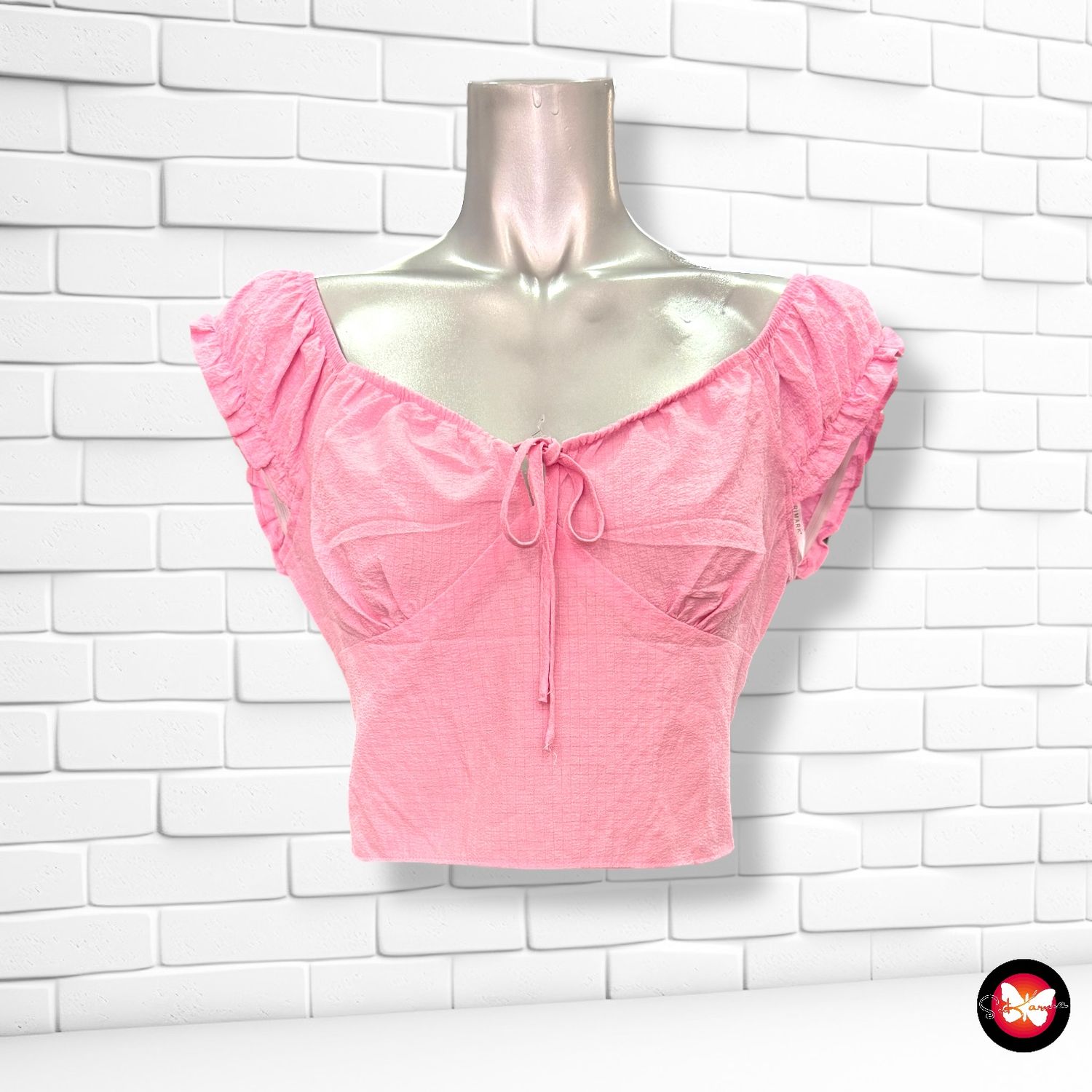 **HOY** Blusa cropped PRIMARK CARES Talla 38