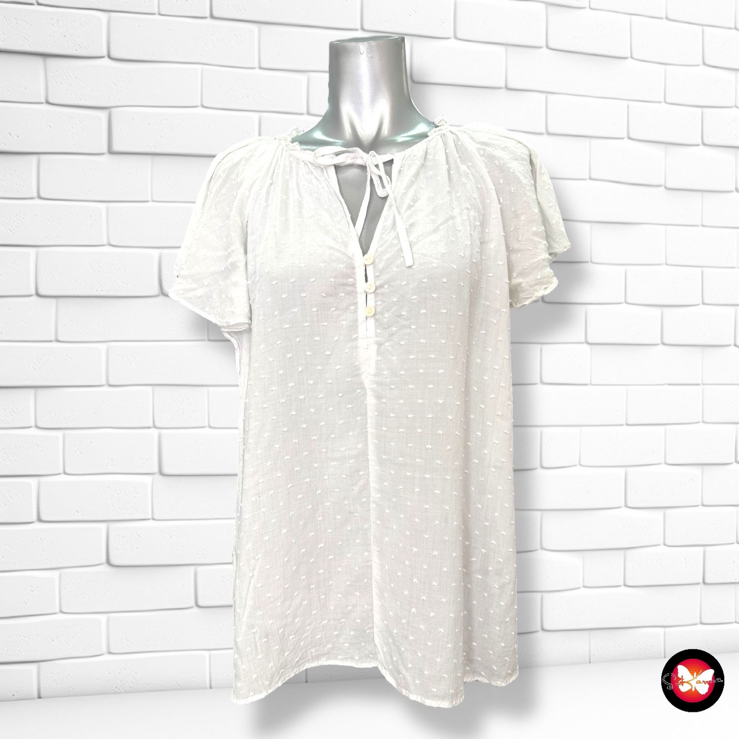 **HOY** Blusa de manga de volante H&amp;M Talla 40