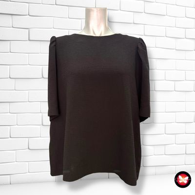 **HOY** Blusa básica de mangas abullonadas H&amp;M Talla 44