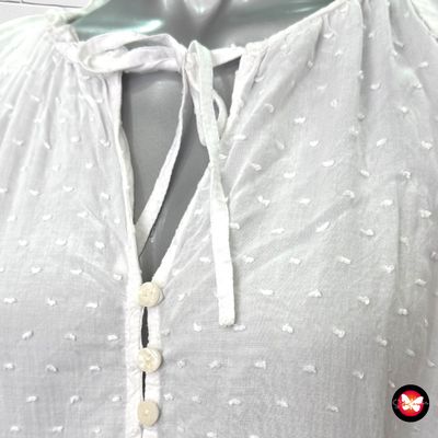 Blusa de manga de volante H&amp;M Talla 40
