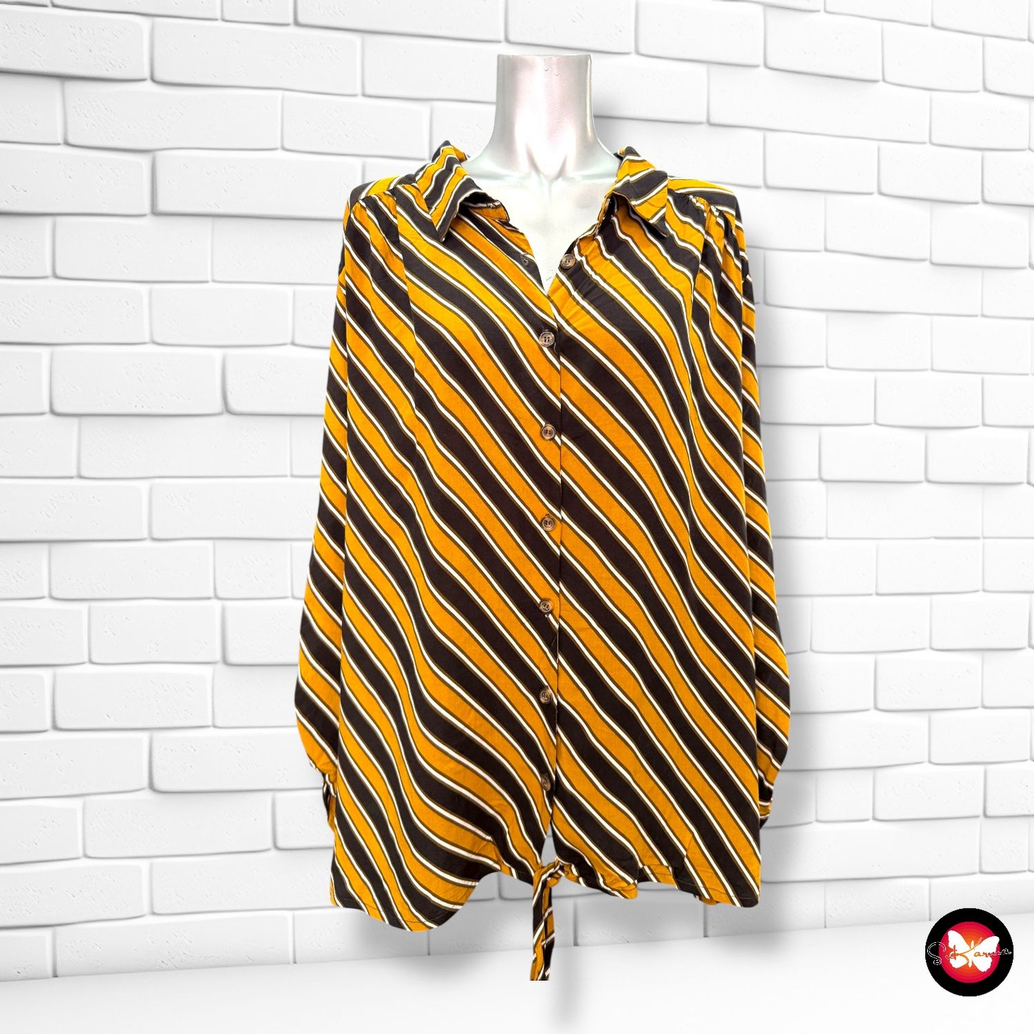 **HOY** Camisa de rayas con lazo PAPRIKA Talla 3XL
