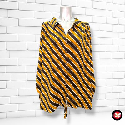 Camisa de rayas con lazo PAPRIKA Talla 3XL