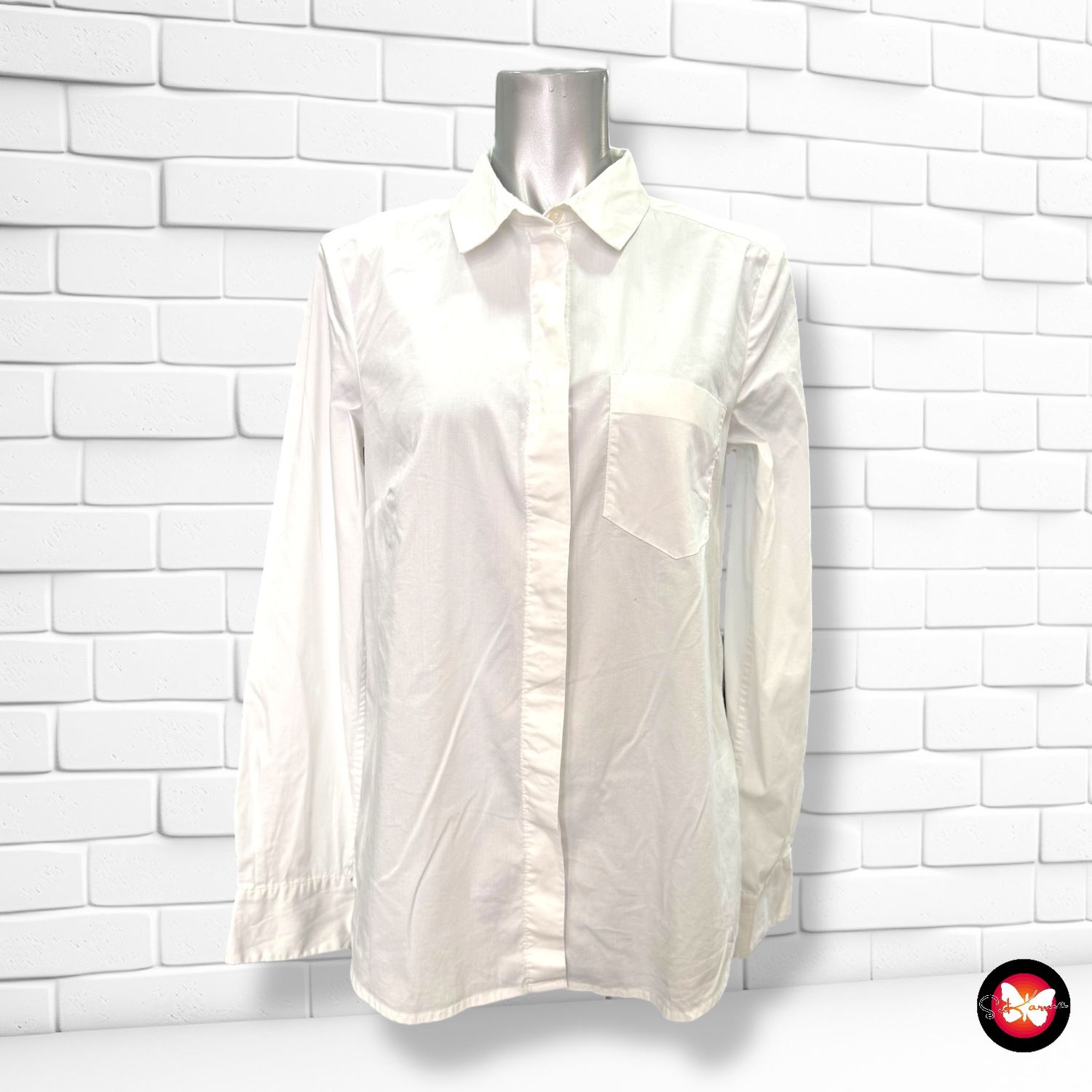**HOY** Camisa básica de manga larga H&amp;M Talla 36