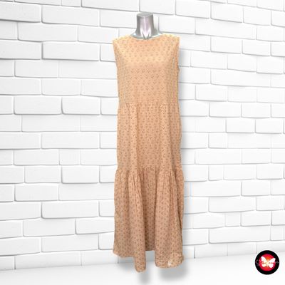 **HOY** Vestido sin mangas largo de broderie Talla L (pequeña)