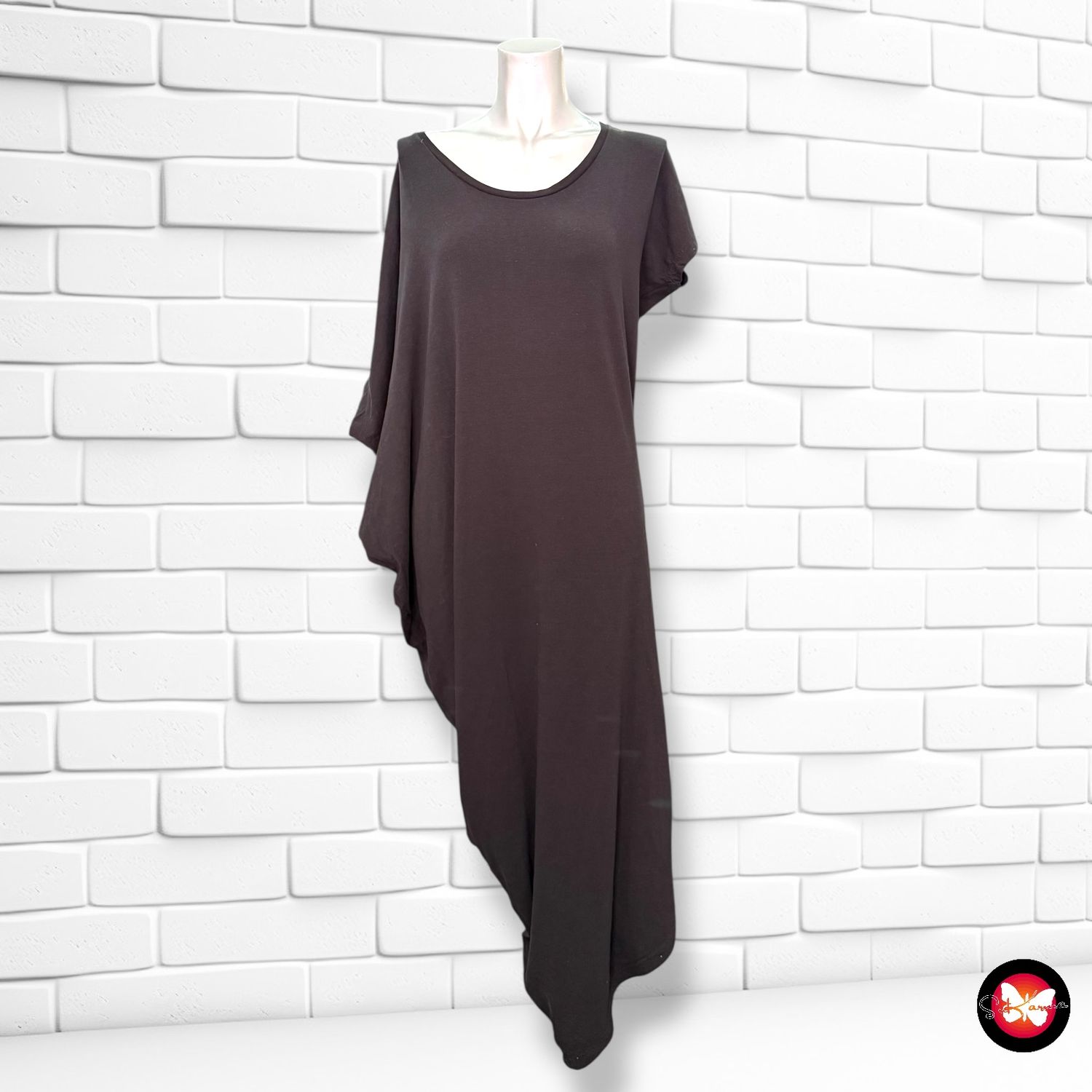 **HOY** Vestido largo asimétrico REBELLO Talla S (grande)