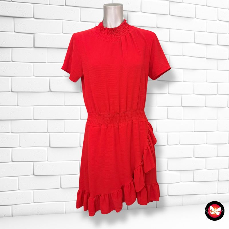 **HOY** Vestido de manga corta con cuello cerrado COSTES Talla XS (grande)