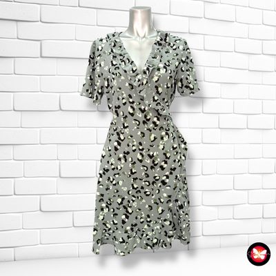 **HOY** Vestido cruzado animal print PIGALLE Talla 36