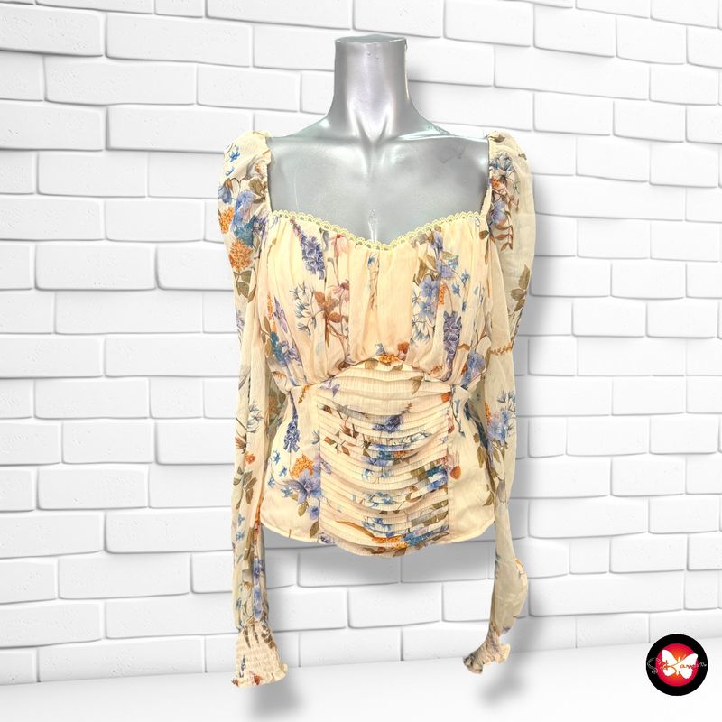 **HOY** Blusa de mangas abullonadas LIPSY LONDON Talla 40