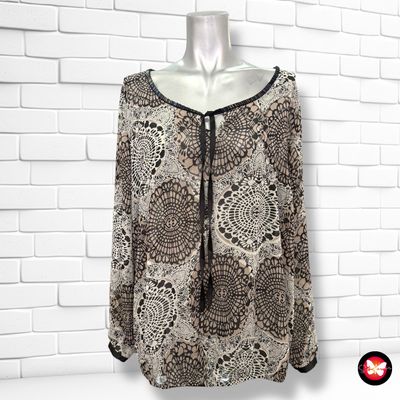 **HOY** Blusa traslúcida con canutillos SOON Talla 44 (16UK)