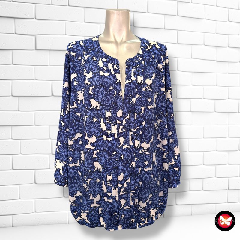 **HOY** Blusa de media manga con flores ANTHOLOGY Talla 50
