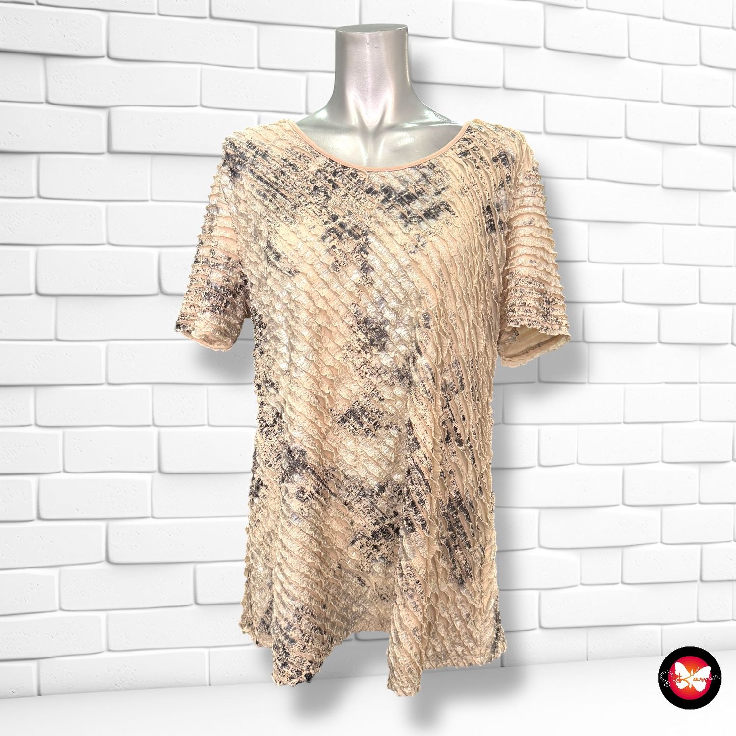 Blusa con volantitos FOREVER by MICHAEL GOLD Talla XL