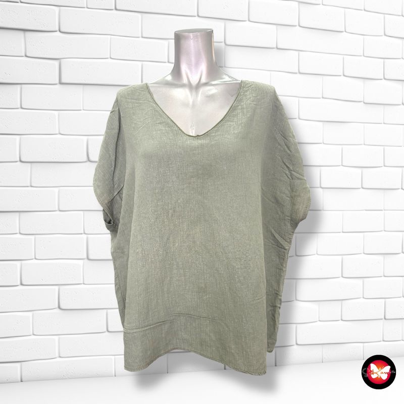 **HOY** Blusa de manga corta con lurex Talla Única Grande