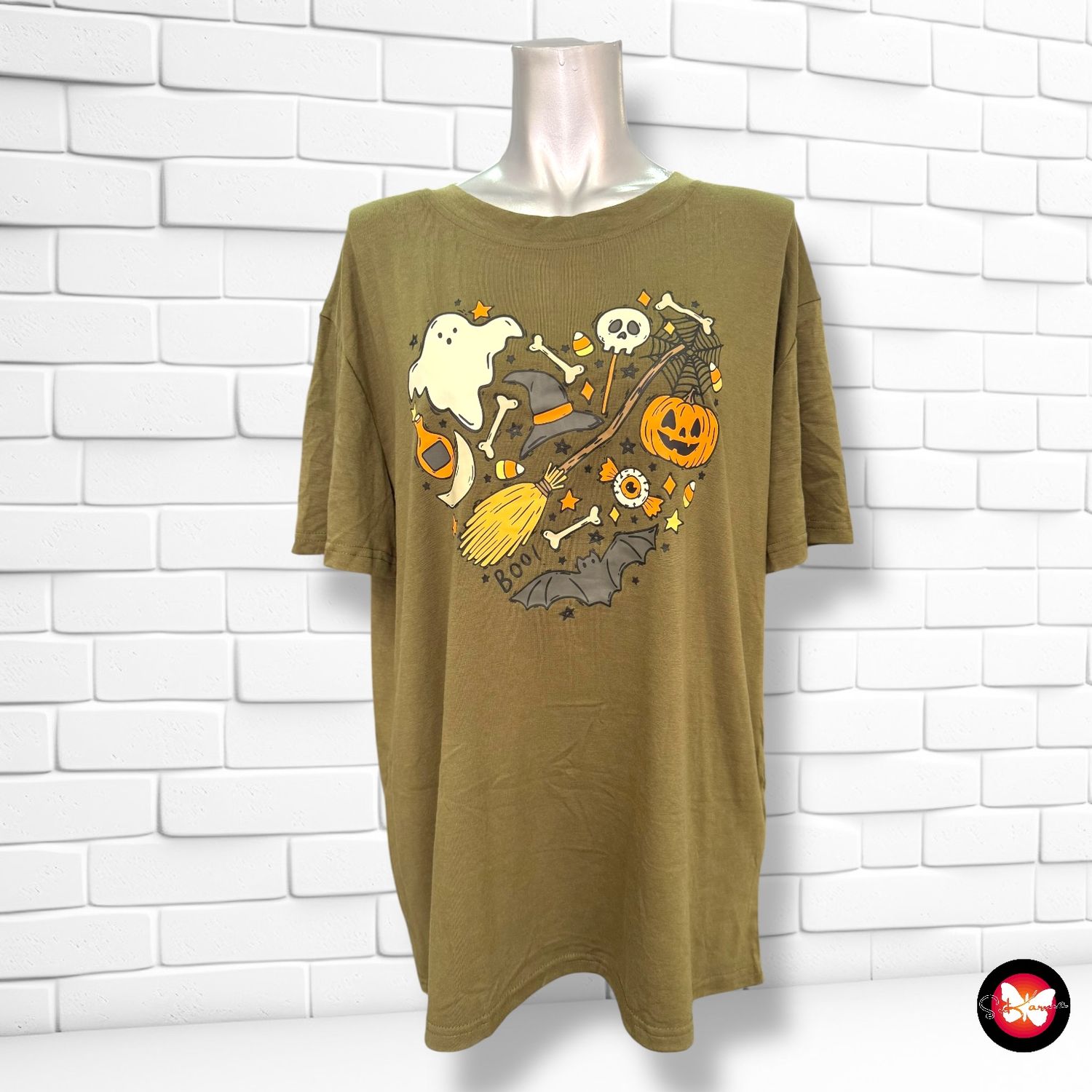 Camiseta de manga corta &quot;HALLOWEEN&quot; Talla XL