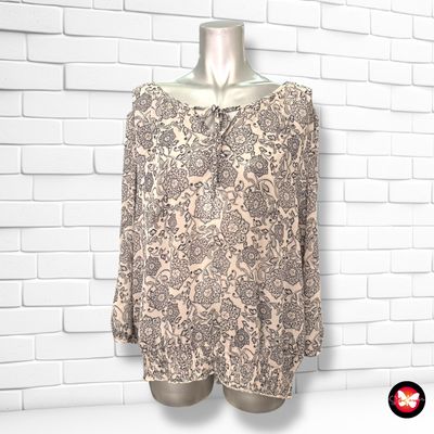 Blusa traslúcida con lazo TU Talla 44 (16UK)