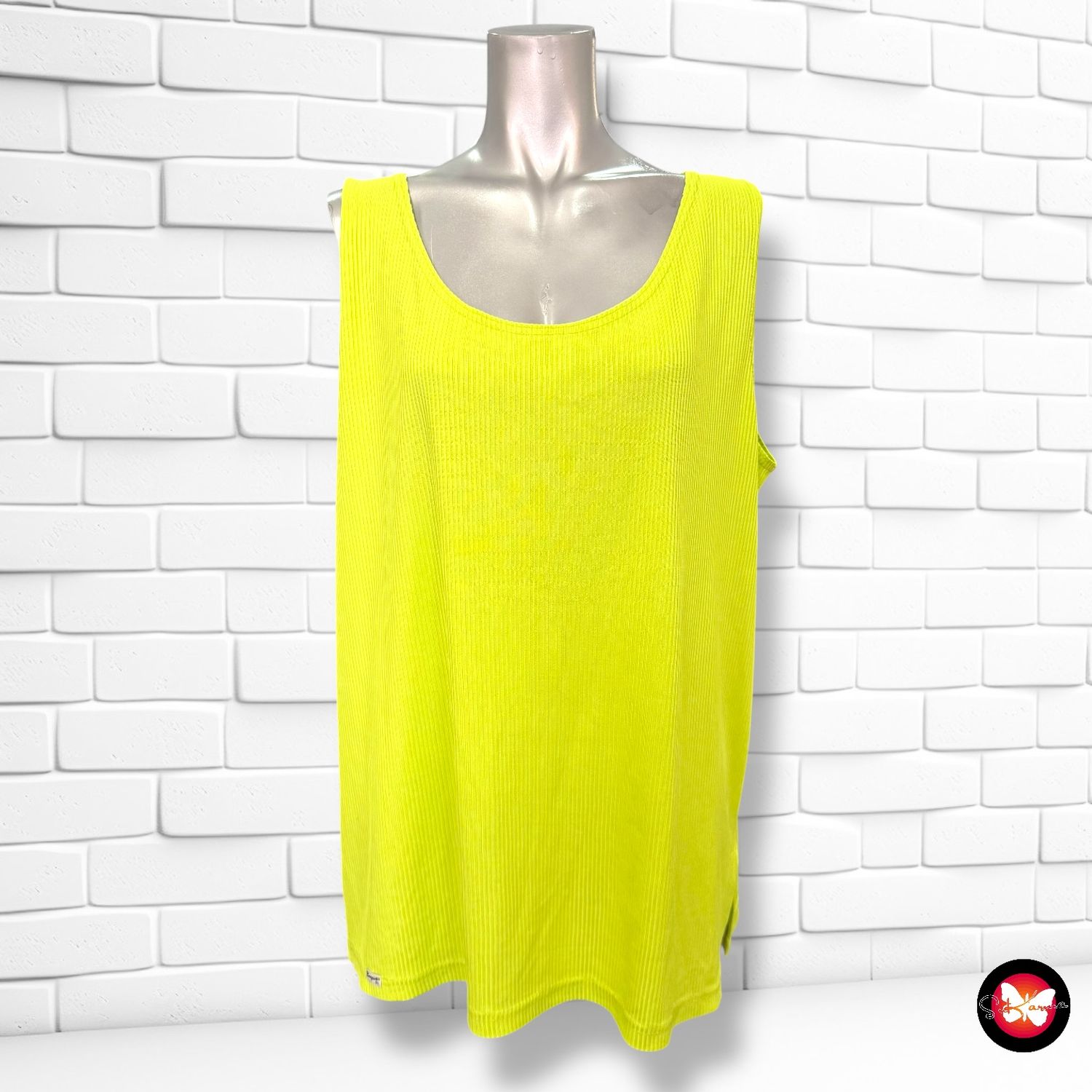**HOY** Camiseta de tirantes canalé Talla XL