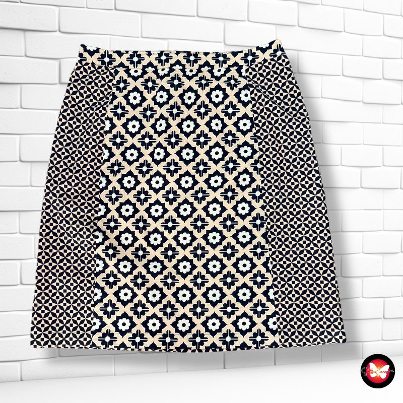 **HOY** Falda recta estampada BODEN Talla 44 (16UK)